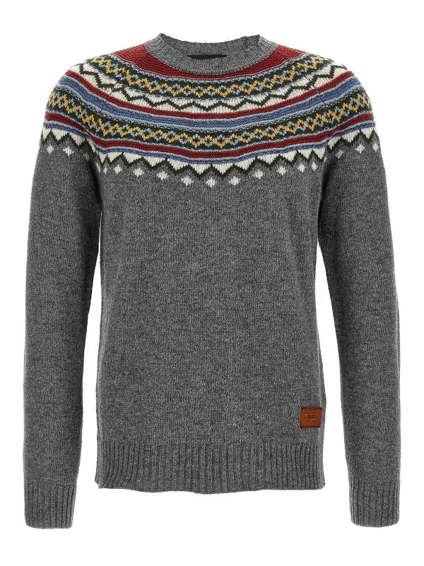 DSQUARED2: クルーネック - クルーネック - マルチカラー