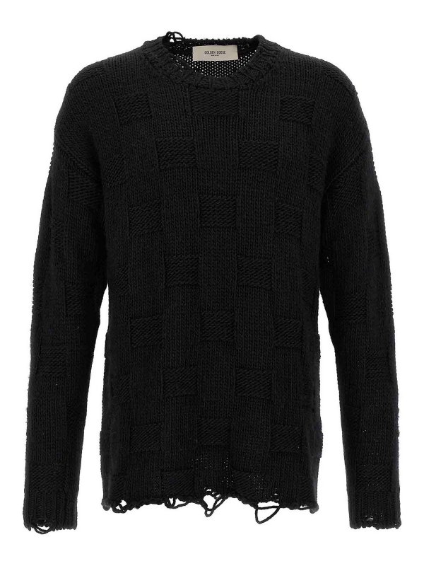 GOLDEN GOOSE: maglia collo rotondo - Maglione di viaggio