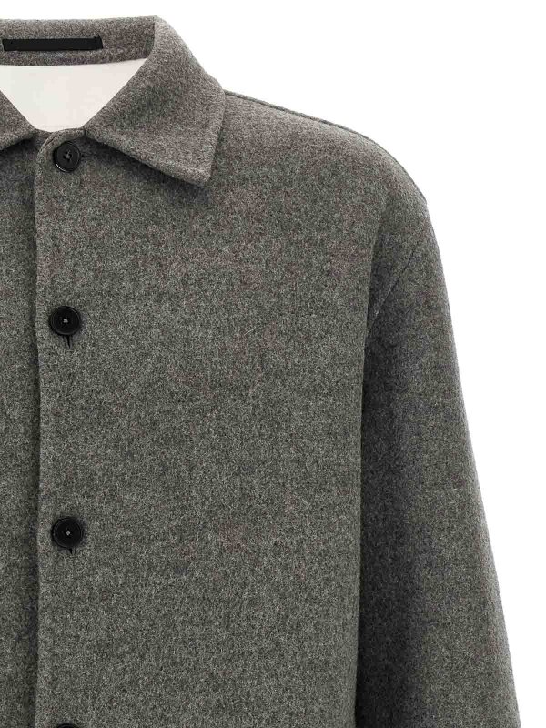 The Best Shops JIL SANDER: Parkas - Parka - Gris