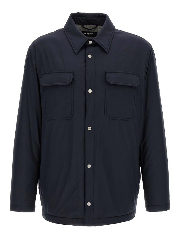 KITON: parkas - Padded Overshirt