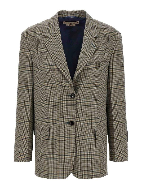 Marni: blazers - Prince Of Wales Blazer