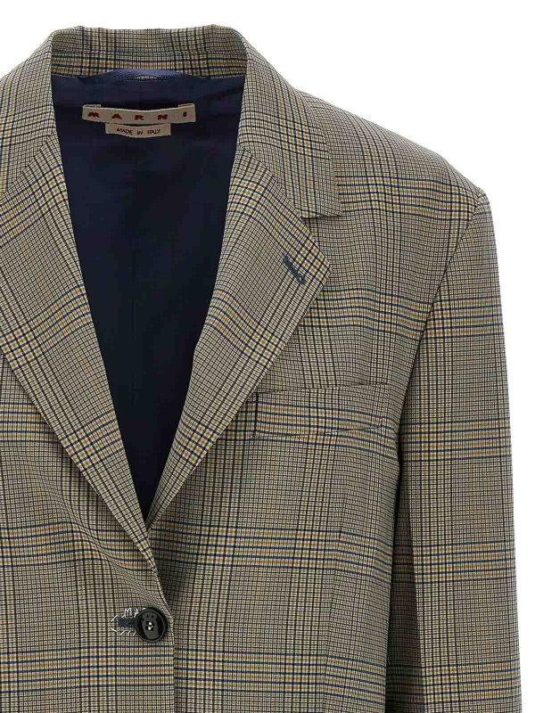 The Best Shops Marni: blazers - Prince Of Wales Blazer