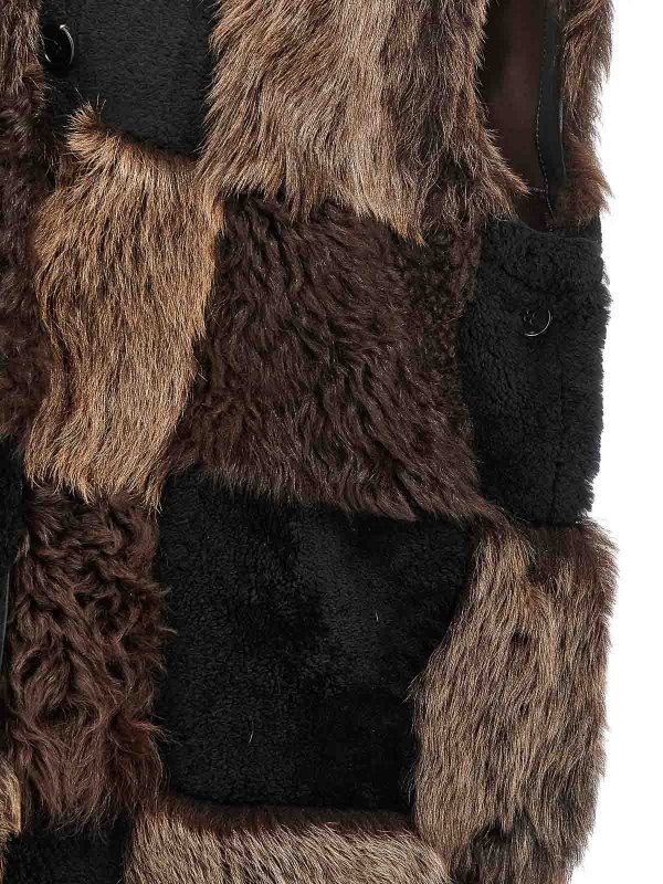 Long Shearling Vest shop online: Marni