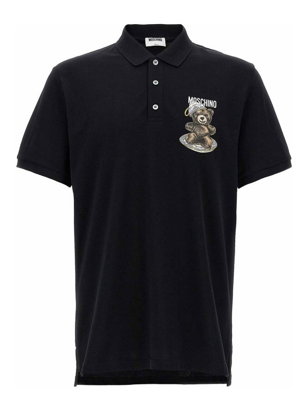 MOSCHINO: polo shirts - Press Polo Shirt