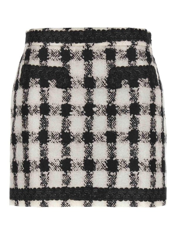 MOSCHINO: mini skirts - Print Mini Skirt