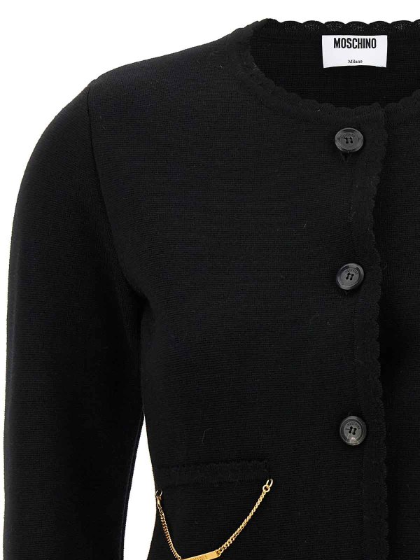 The Best Shops MOSCHINO: cardigans - Chain Cardigan