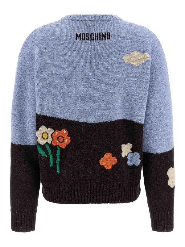 MOSCHINO: クルーネック online - クルーネック - マルチカラー