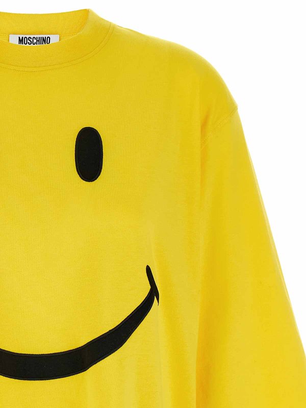 The Best Shops MOSCHINO: t-shirts - Smiley T-Shirt