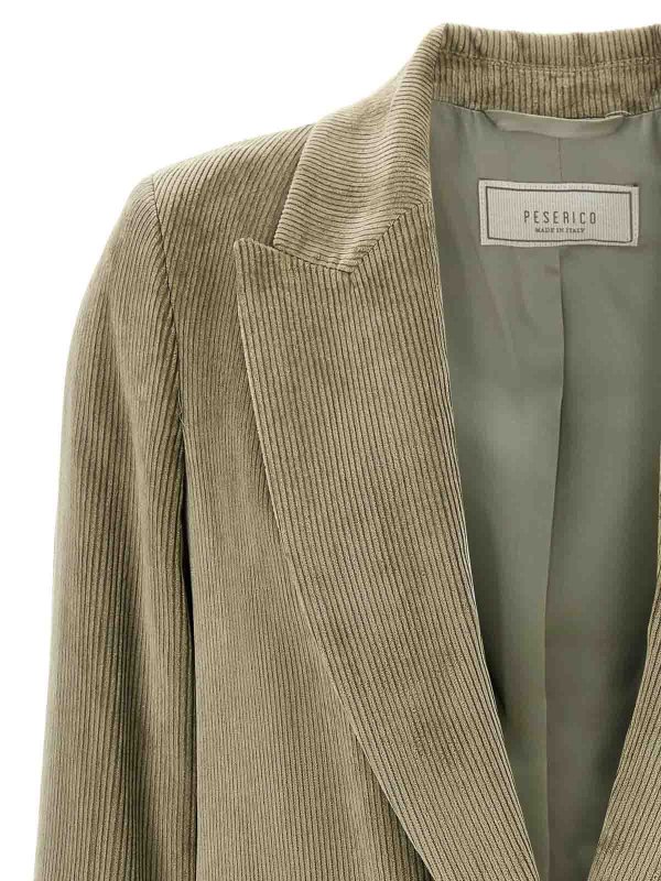 The Best Shops PESERICO: giacche blazer - Blazer di velluto a coste