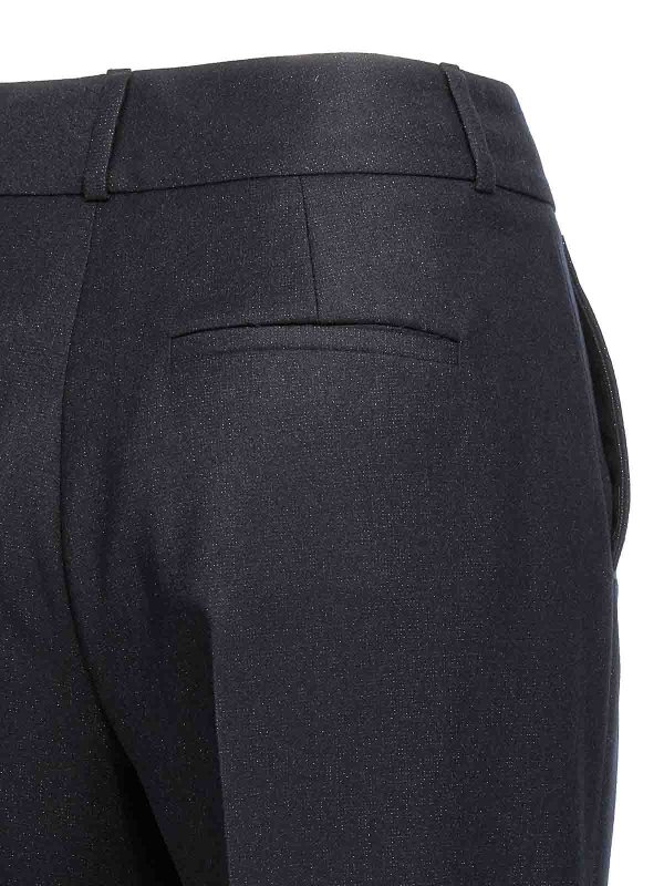 Lurex Flannel Pants shop online: PESERICO