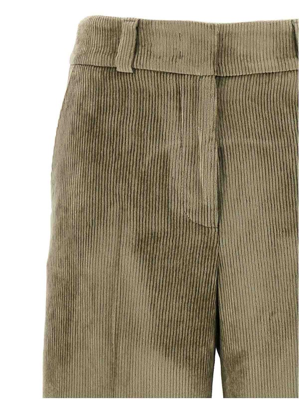 The Best Shops PESERICO: casual trousers - Corduroy Trousers
