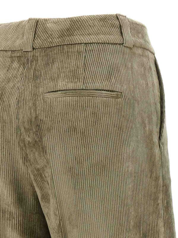 Corduroy Trousers shop online: PESERICO