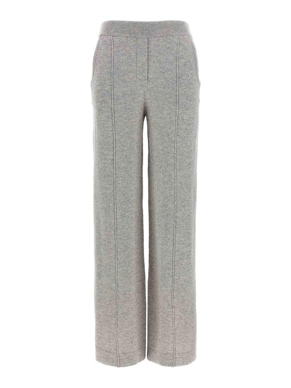 PESERICO: casual trousers - Silk Wool Pants