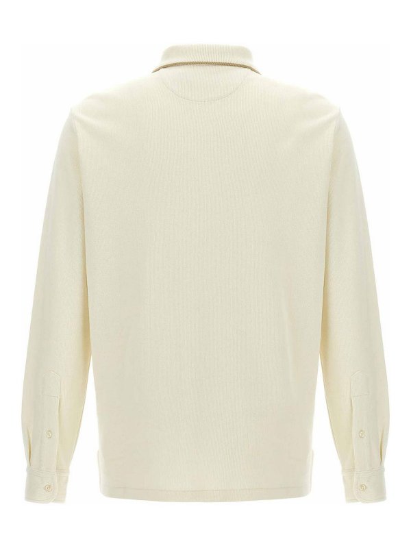 POLO RALPH LAUREN: polo shirts online - Fleece Cotton Polo Shirt