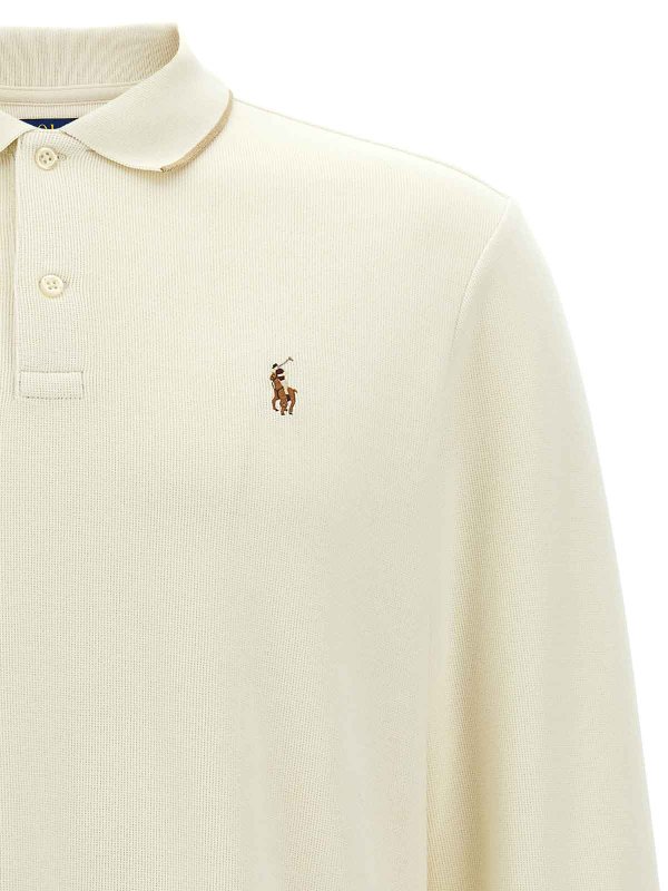 The Best Shops POLO RALPH LAUREN: polo shirts - Fleece Cotton Polo Shirt