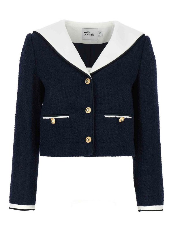 Self Portrait: Blazer - Blazer - Azul