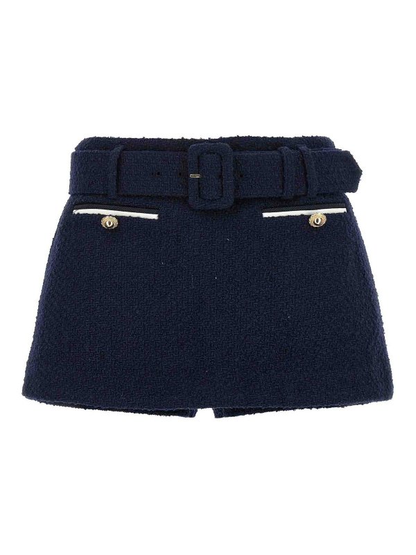 Self Portrait: ショートドレス - ショートドレス - ブルー