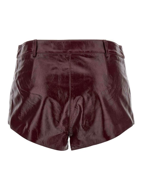 Self Portrait: トラウザーショーツ online - ショートパンツ - ダークレッド