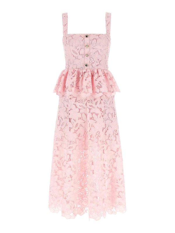 Self Portrait: Robe longueur genou - Robe Au Genou - Couleur Chair