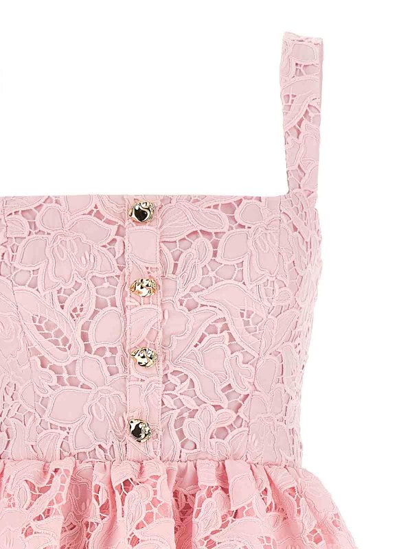 The Best Shops Self Portrait: Robe longueur genou - Robe Au Genou - Couleur Chair