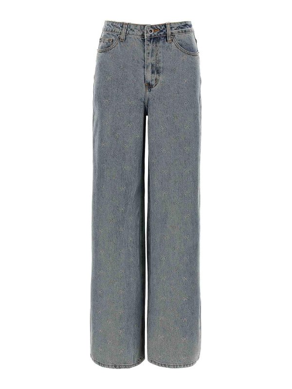 Self Portrait: ブーツカットジーンズ - ブーツカットジーンズ - ブルー