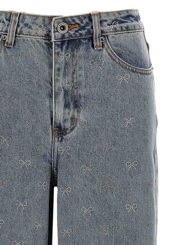 The Best Shops Self Portrait: ブーツカットジーンズ - ブーツカットジーンズ - ブルー