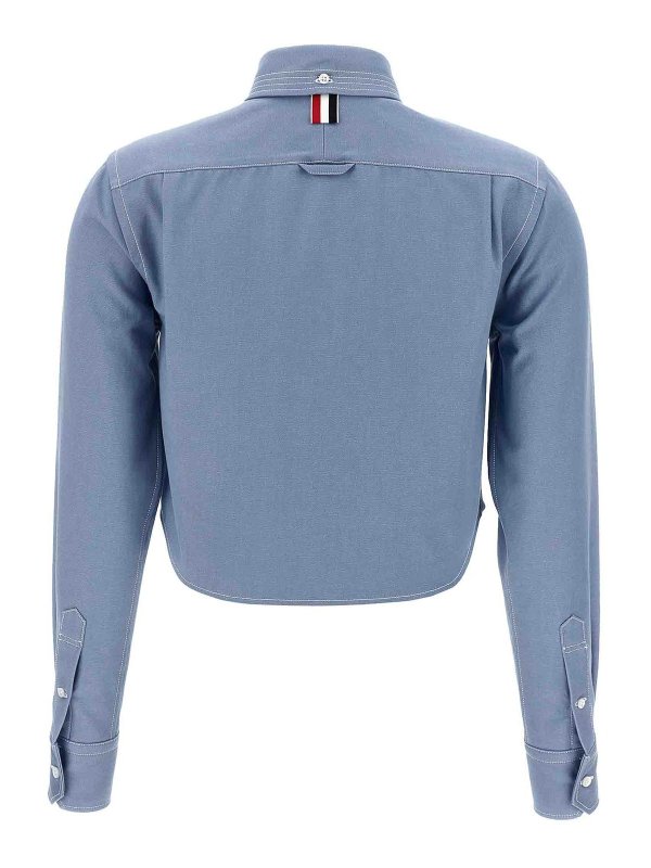 THOM BROWNE: shirts online - Denim Shirt