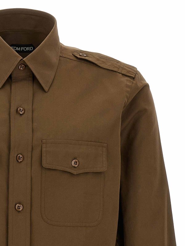 The Best Shops TOM FORD: shirts - Military Shirt