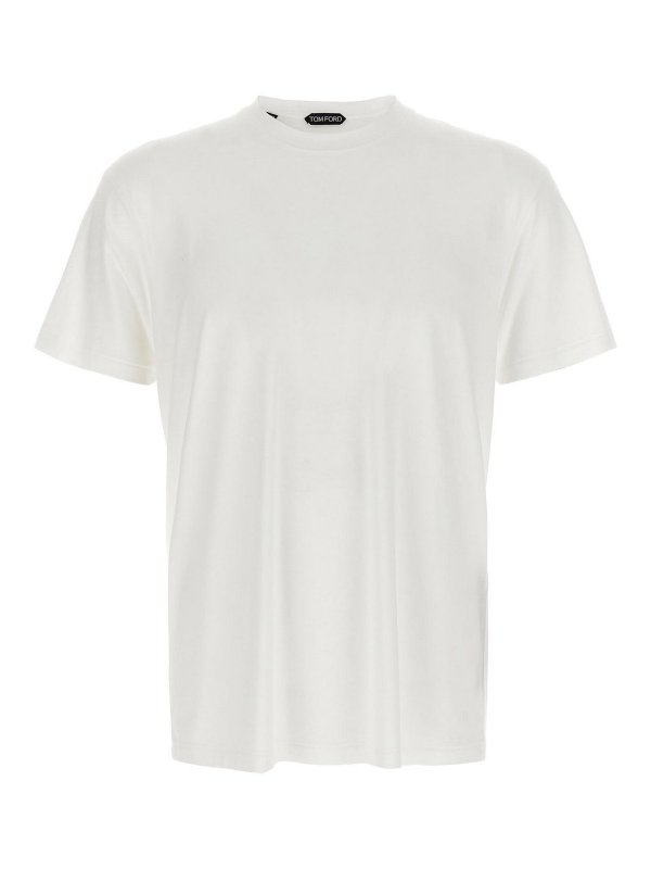 TOM FORD: t-shirts - Logo Embroidery T-Shirt