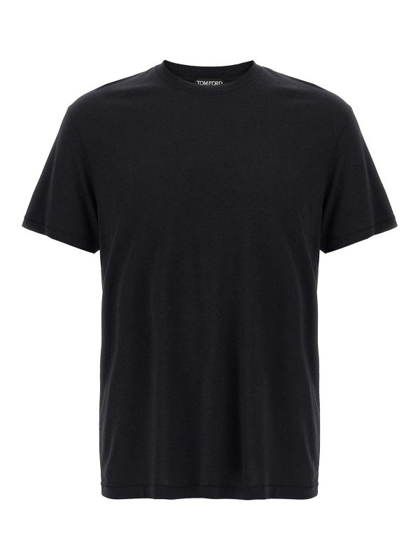 TOM FORD: t-shirts - Logo Embroidery T-Shirt