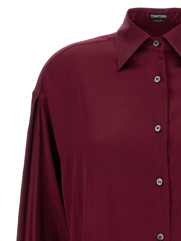 The Best Shops TOM FORD: Camisas - Camisa - Rojo Oscuro