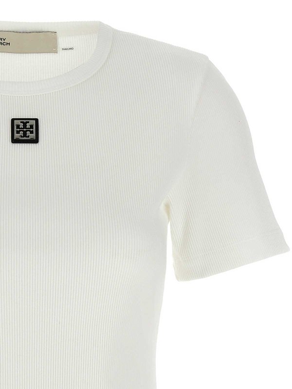 The Best Shops TORY BURCH: Tシャツ - Tシャツ - 白