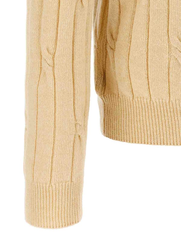 Braided Wool Polo Shirt shop online: ZANONE