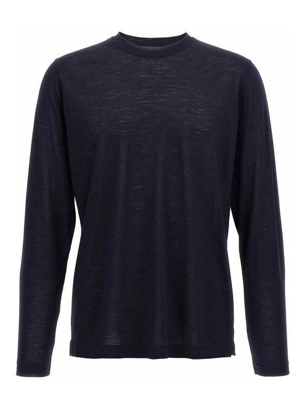 ZANONE: T-shirts - T-Shirt - Bleu