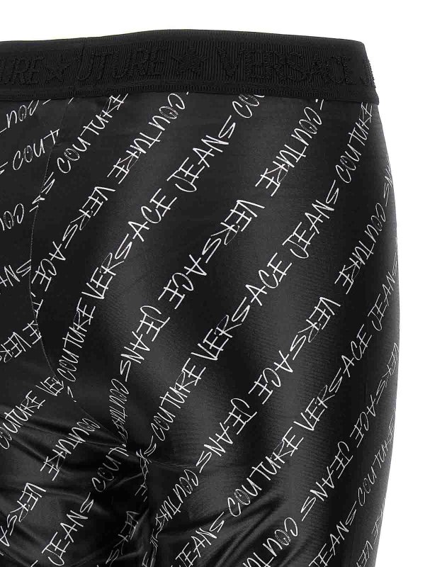 Leggings di stampa del logo shop online: VERSACE JEANS