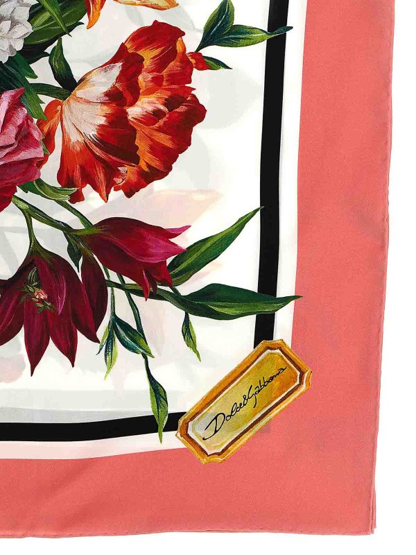 DOLCE & GABBANA: scarves online - Floral Print Scarf