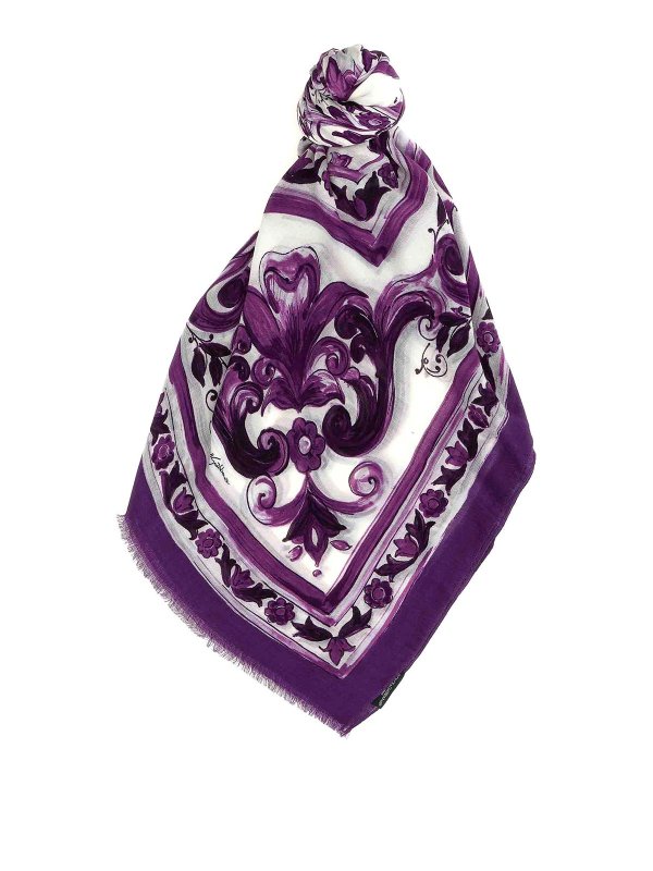 DOLCE & GABBANA: Stolen und Schals - Stola - Lila