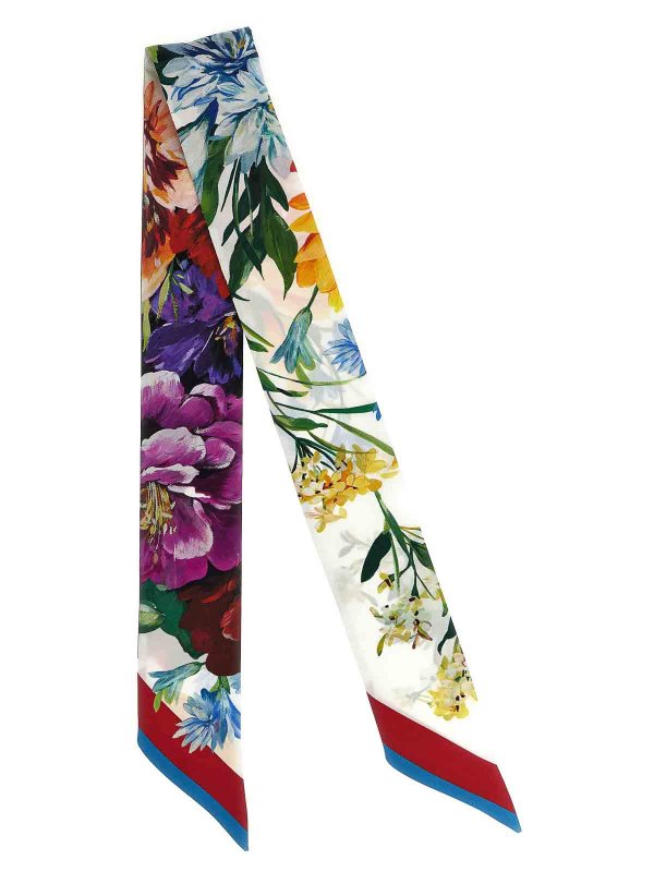 DOLCE & GABBANA: Stoles & Shawls online - Bandeau Floral Print