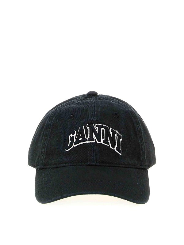 GANNI: hats & caps - Canvas Cap
