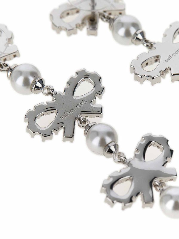 Self Portrait: イヤリング online - イヤリング - 白