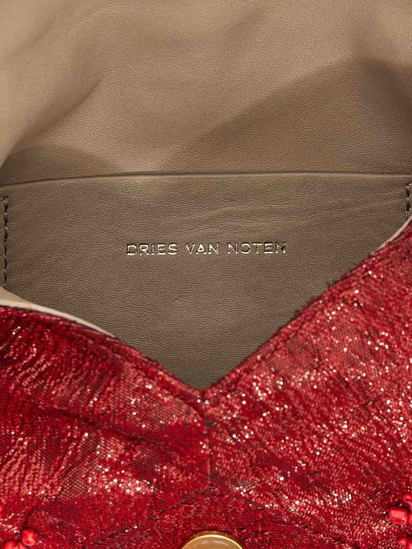 Dries Van Noten クラッチバッグ - 赤 - レッド|251E14