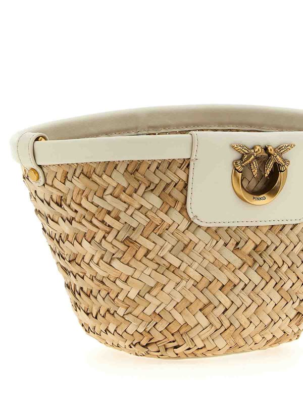 The Best Shops Pinko: Umhängetaschen - Umhängetasche - Weiß