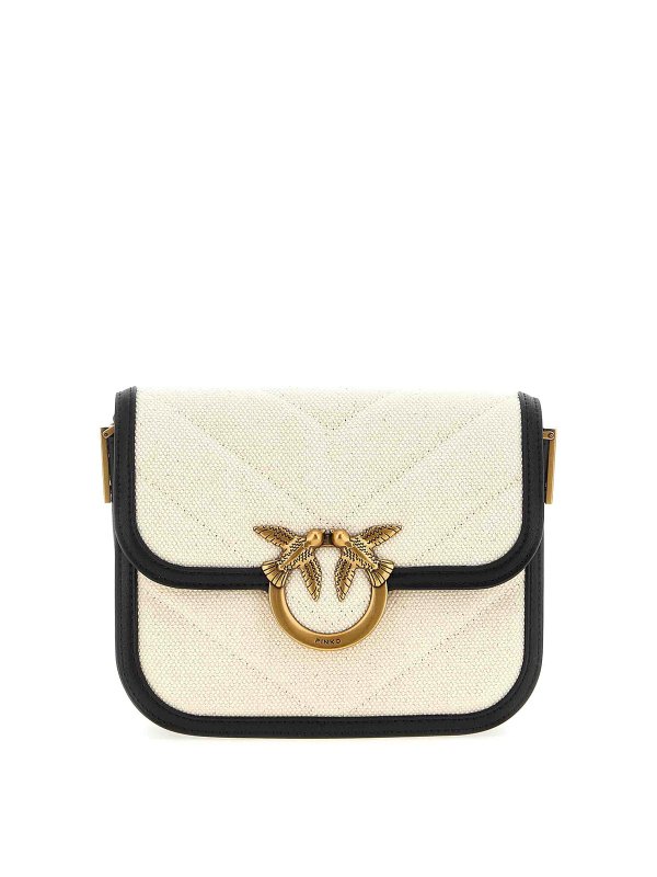 Pinko: Schultertaschen - Schultertasche - Schwarz