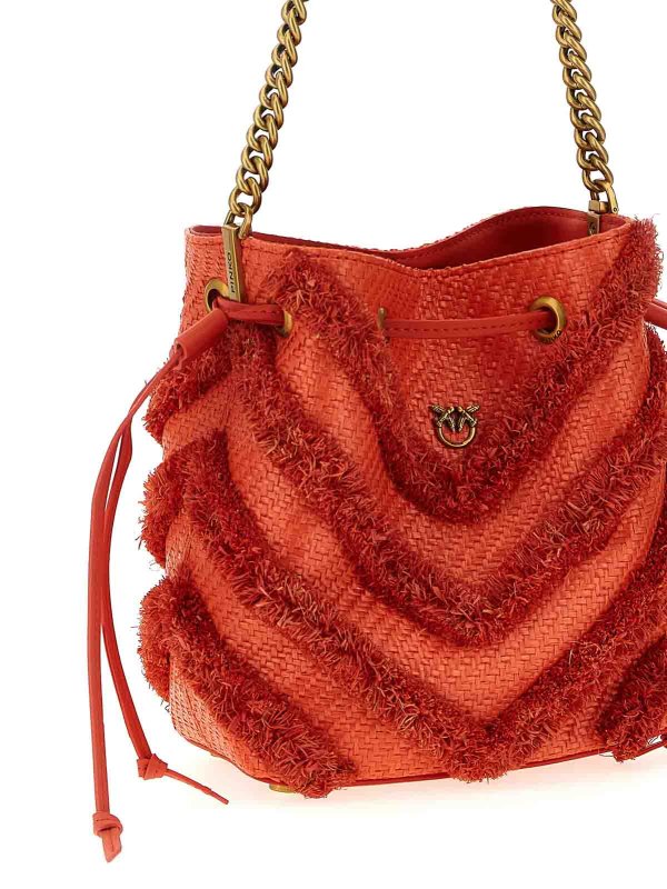 The Best Shops Pinko: Bucket-bags - Bucket-Bag - Rot