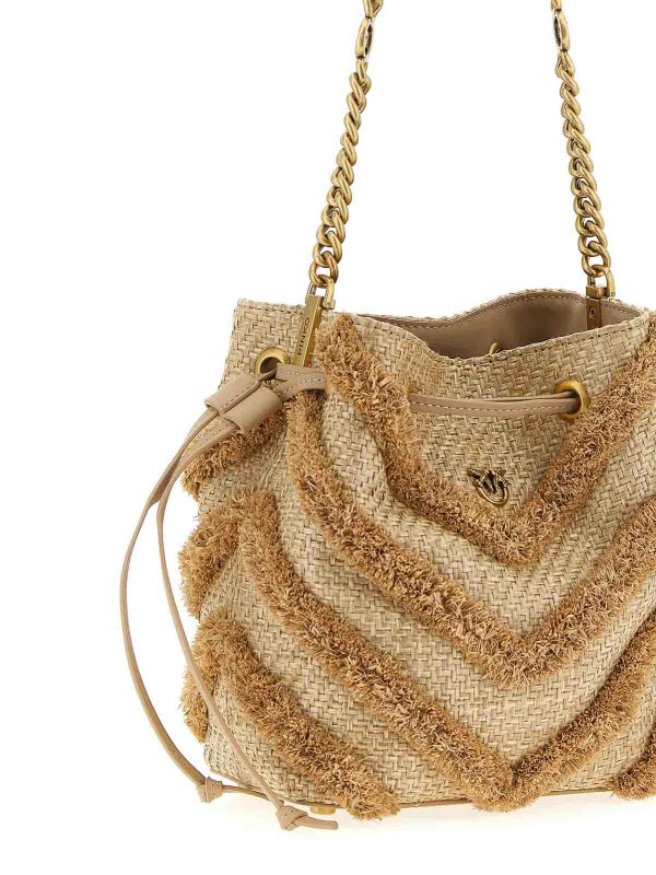 The Best Shops Pinko: バケットバッグ - バケットバッグ - ベージュ