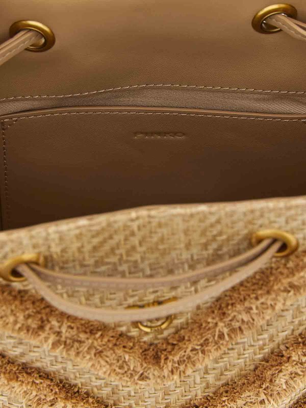 バケットバッグ - ベージュ shop online: Pinko