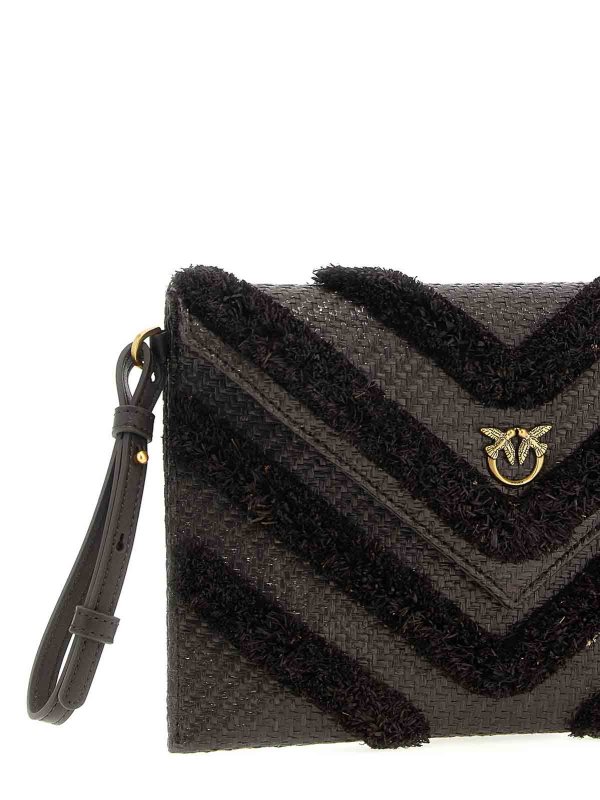 The Best Shops Pinko: Clutch - Pochette - Marron
