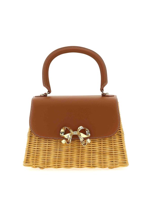 Self Portrait: Handtaschen - Shopper - Braun