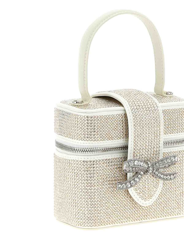 The Best Shops Self Portrait: Handtaschen - Shopper - Weiß