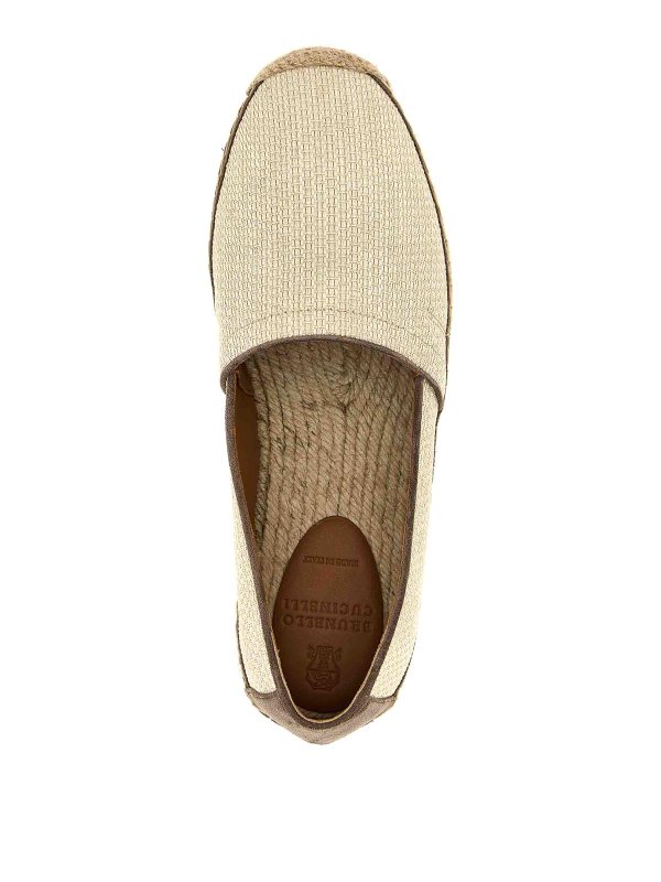 Espadrilles - Beige shop online: BRUNELLO CUCINELLI